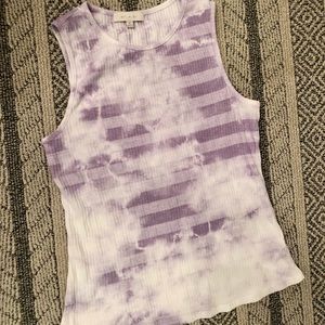 Anthropologie Ribbed Tie-Dye tank (medium)
